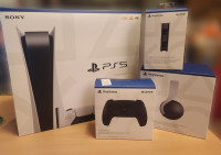 Sony Playstation 5 B Chassis + kontroler + slušalice + punjač