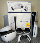 Sony Playstation 5 Slim PS5 Disk + VR2 Headset + Igra + Garancija