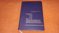 Metodologija pedagoškog istraživanja, dr. Vladimir Mužić - 1986. god.