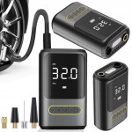 Automobilska LED baterija. Kompresorska pumpa od 2000 mAh do 10 bara s