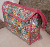 kozmetička torbica za kozmetiku roza 20x15cm,vodonepropusna,5 eura ,Zg