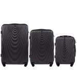 WINGS 304 set 3 kofera (L, M, S) tamno siva