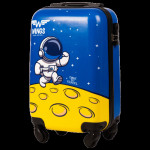 Wings mali dječji kabinski kofer od polikarbona XS, plavi astronaut