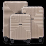 Wings set od 3 kofera PC ECO, champagne boje