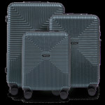 Wings set od 3 kofera PC ECO Jackdaw, tamnozelene boje