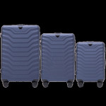 Wings set od tri kofera od ABS materijala veličine V M S plavi