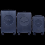 Wings set od tri kofera Swallow od ABS materijala veličine V M S plavi