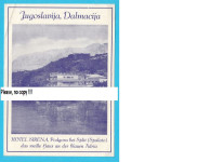 PODGORA (Makarska) HOTEL SIRENA predratna turistička brošura prospekt