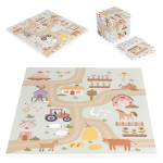 Ecotoys velika Eva pjenasta podloga za djecu farma 90,5 x 90,5 cm 21 k