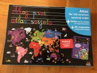 Moj prvi atlas svijeta - puzzle + knjiga