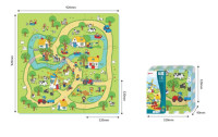 Podloga puzzle seoski život 9kom.