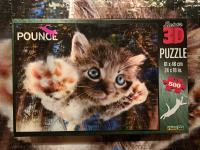 Pounce Super 3D mačka puzzle, 500 komada