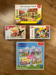 Puzzle za djecu, 3+, Peppa pig, Životinje,  Mickey