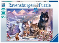 Ravensburger Wolves in the snow - Porodica vukova puzzle 2000 kom.