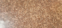 Linoleum, mozaik uzorak pločica, više komada; Bribir