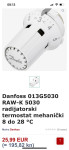 Danfos radijatoski termostat