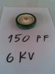 150 PF 5 KV BLOK KONDENZATOR , DOR KNOB