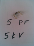 KONDENZATOR  5 PF  5000 V