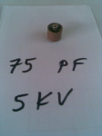 75 PF 5000 V  VISOKONAPONSKI BLOK KONDENZATOR