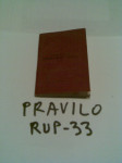 PRAVILO RADIO-UREĐAJ RUP-33