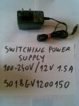 DC SWITCHING POWER SUPPLY  12V 1.5A , S018GV1200150