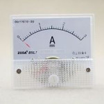 ANALOGNI UGRADBENI AMPERMETER 0-2 ADC