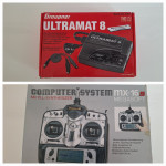 Graupner mx-16s radio stanica + Graupner Ultramat 8 punjač