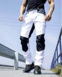 Bijele radne hlače Ardon 4Xstretch H6601