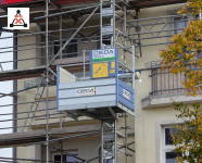 GEDA 500Z građevinski lift, 25 metara visine (uz dod. nast. 100 m!)