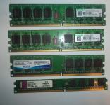 1GB DDR2 800 Mhz PC2-6400 RAM Kingmax, Kingston, Samsung...moduli