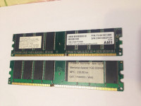 1GB Ram ddr1 Apacer UNB PC3200 CL3 DDR 400