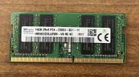 1x 16 Gb RAM HYNIX 2666 MHz soDIMM (so-DIMM za laptop)