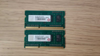 2 x 2GB SO-DIMM DDR3L 1600