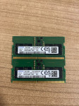 2 x po 8 gb Samsung DDR5 SODIMM - 4800 B