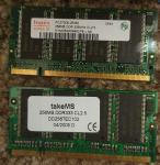 256 Mb DDR1 memorija SODIMM DDR-333 PC-2700