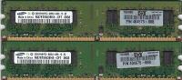 2x2GB(4GB) SAMSUNG M378T5663EH3-CF7 PC2-6400 800mhz DDR2 DIMM