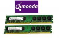 2x1GB QIMONDA HYS64T128020EU-3S-B2 PC2-5300 667mhz DDR2 DIMM