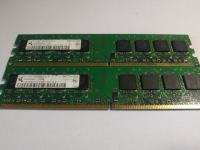 2x1GB QIMONDA HYS64T128020HU-3S-B PC2-5300 667mhz DDR2 DIMM