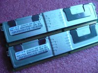 2x1GB SAMSUNG PowerEDGE FBDIMM PC2-5300 667mhz DDR2 ECC M395T2953EZ4-C