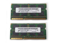 2x4GB(8GB) Micron MT16KTF51264HZ-1G6M1 2Rx8 PC3L-12800S DDR3L SODIMM