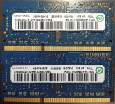 2x4GB(8GB) RAMAXEL RMT3170MN68F9F-1600 PC3L 1.35V DDR3L SODIMM