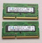 2x4GB(8GB) SAMSUNG 1Rx8 M471B5173BH0-CK0 PC3-12800S 1600mhz DDR3 SODIM