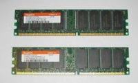 2x512MB(1G) hynix HYMD564646B8J-D43  DDR 400mhz cL3 DIMM