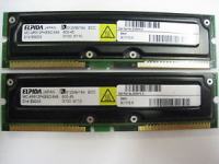 2x512MB(1GB) ELPIDA RDRAM 800-45 RAMBUS ECC