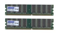 2x512MB DRAM MASTER PC3200 400mhz DDR DIMM dual channel