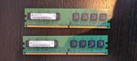 RAM 2x512MB HYS64T64000EU-3S-B2 Qimonda PC2-5300 DDR2-667MHz non-ECC