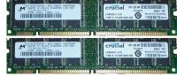 2x512MB Micron-Crucial PC133 SDRAM DIMM