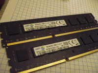 2x8GB(16GB) SAMSUNG PC3L-12800U M378B1G73EB0-YK0 DDR3L DIMM