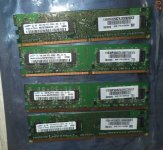 4GB (4x 1GB) DDR2 667 Mhz PC2-5300 RAM desktop memorija Samsung
