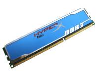 4GB Kingston HYPEERX KHX1600C9D3B1K2/8GX  1.65V DDR3 1600mhz blue
